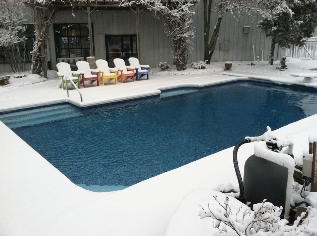 winter pool